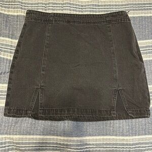 Black Jean skirt
